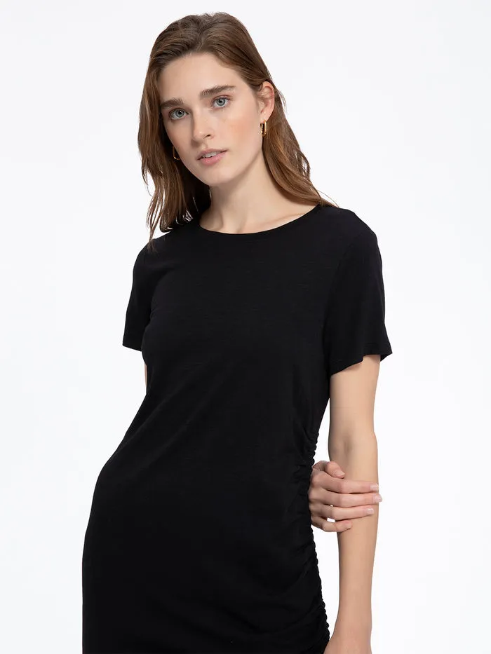 Drawstring T-Shirt Dress