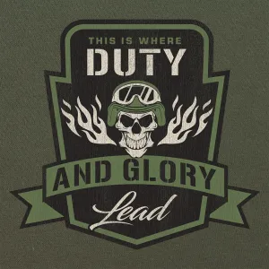 Duty and Glory Lead Graphic T-shirt