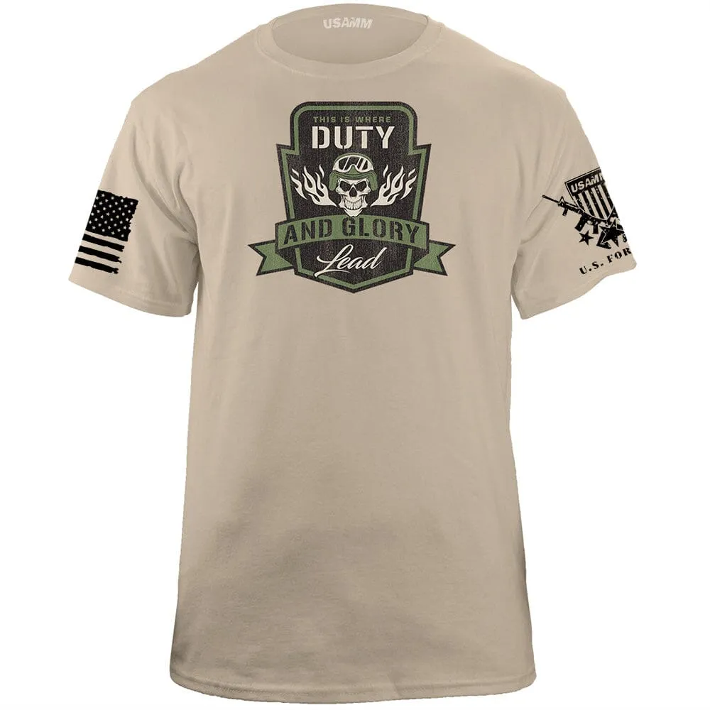 Duty and Glory Lead Graphic T-shirt