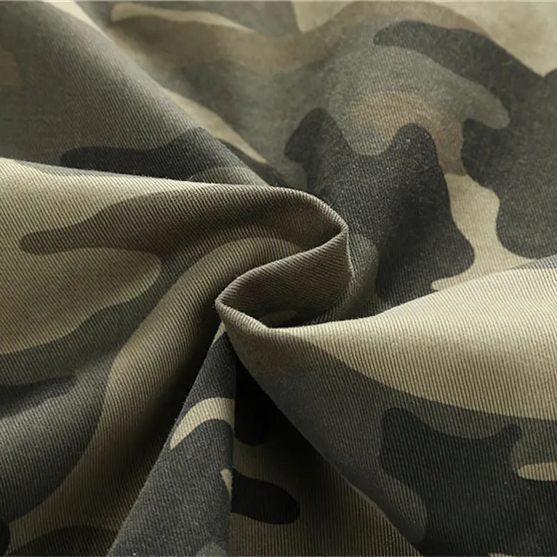 Fashion Zip Up Camo Denim Jacket / Stylish Men's Military Jackets / Alternative Clothing