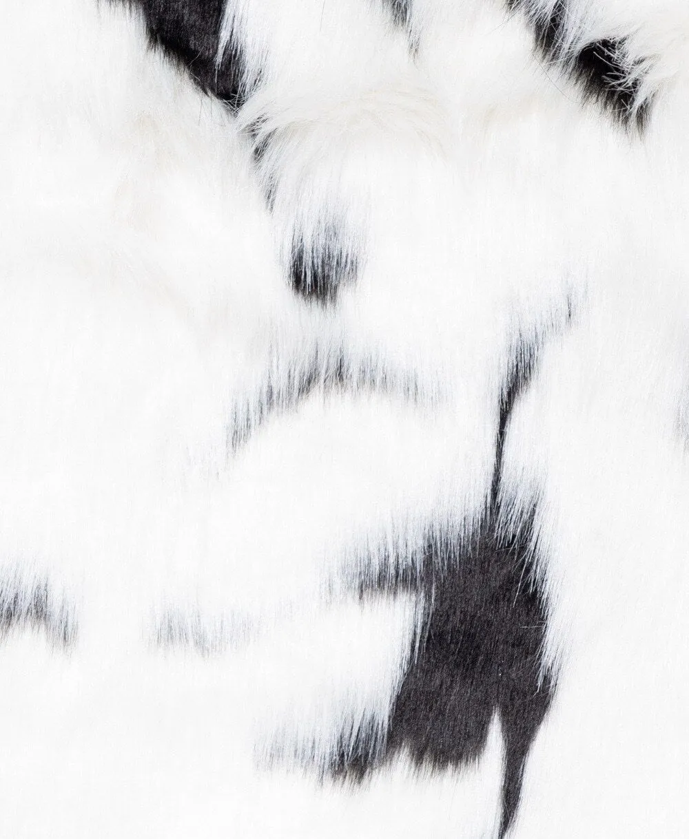 Faux Fur Jacket Formal Evening Party Satin Lined Coat