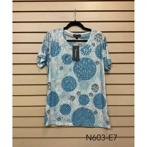 Foil Print Tee- Circles