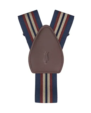 Freetown Blue/Red Shirttail Garters