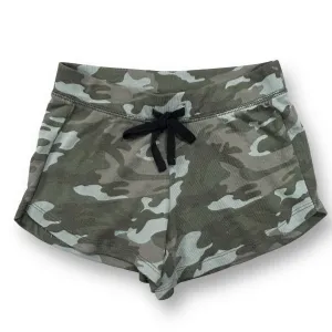 Girls Justice Size 10 Green Soft Knit Pull-On Camo Shorts