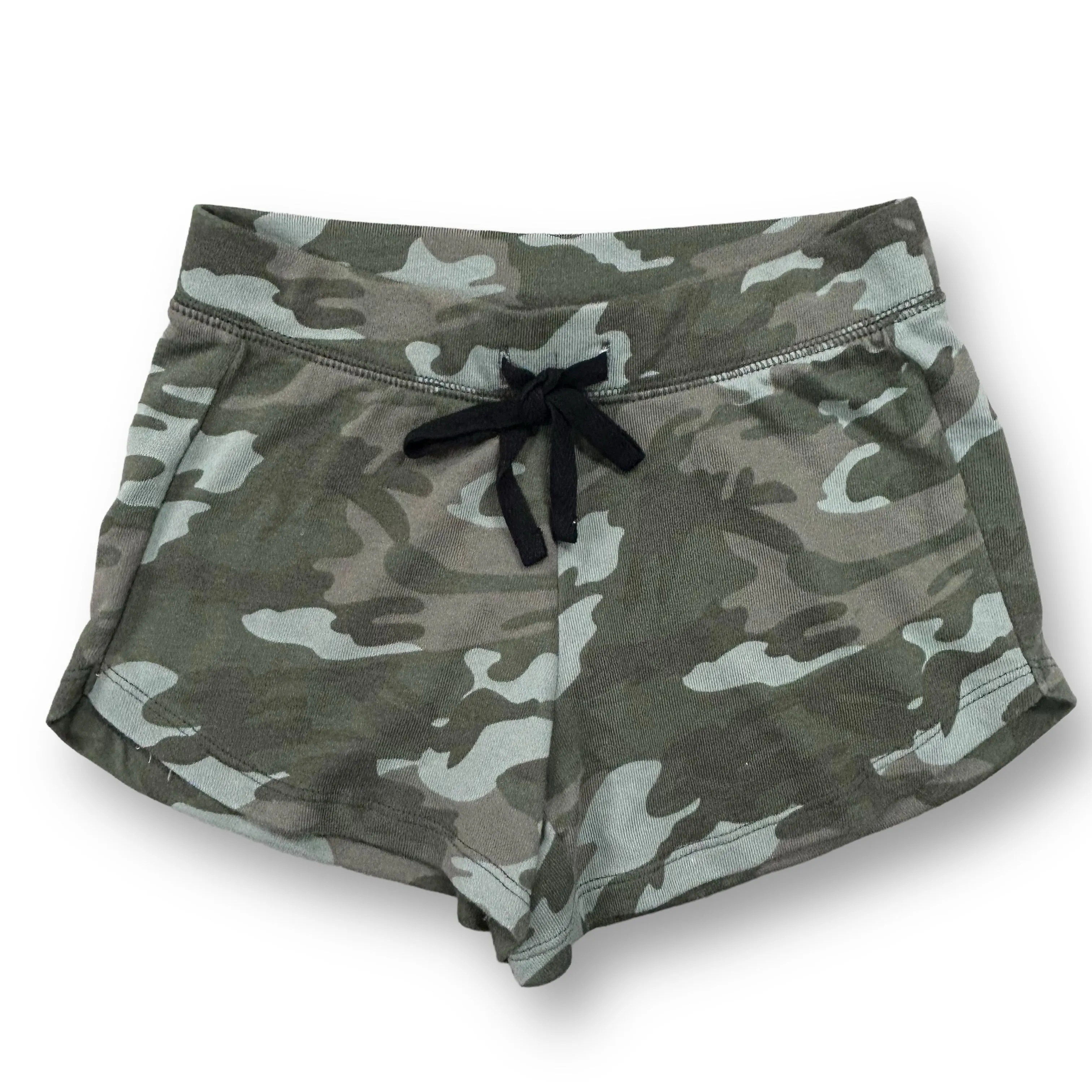 Girls Justice Size 10 Green Soft Knit Pull-On Camo Shorts