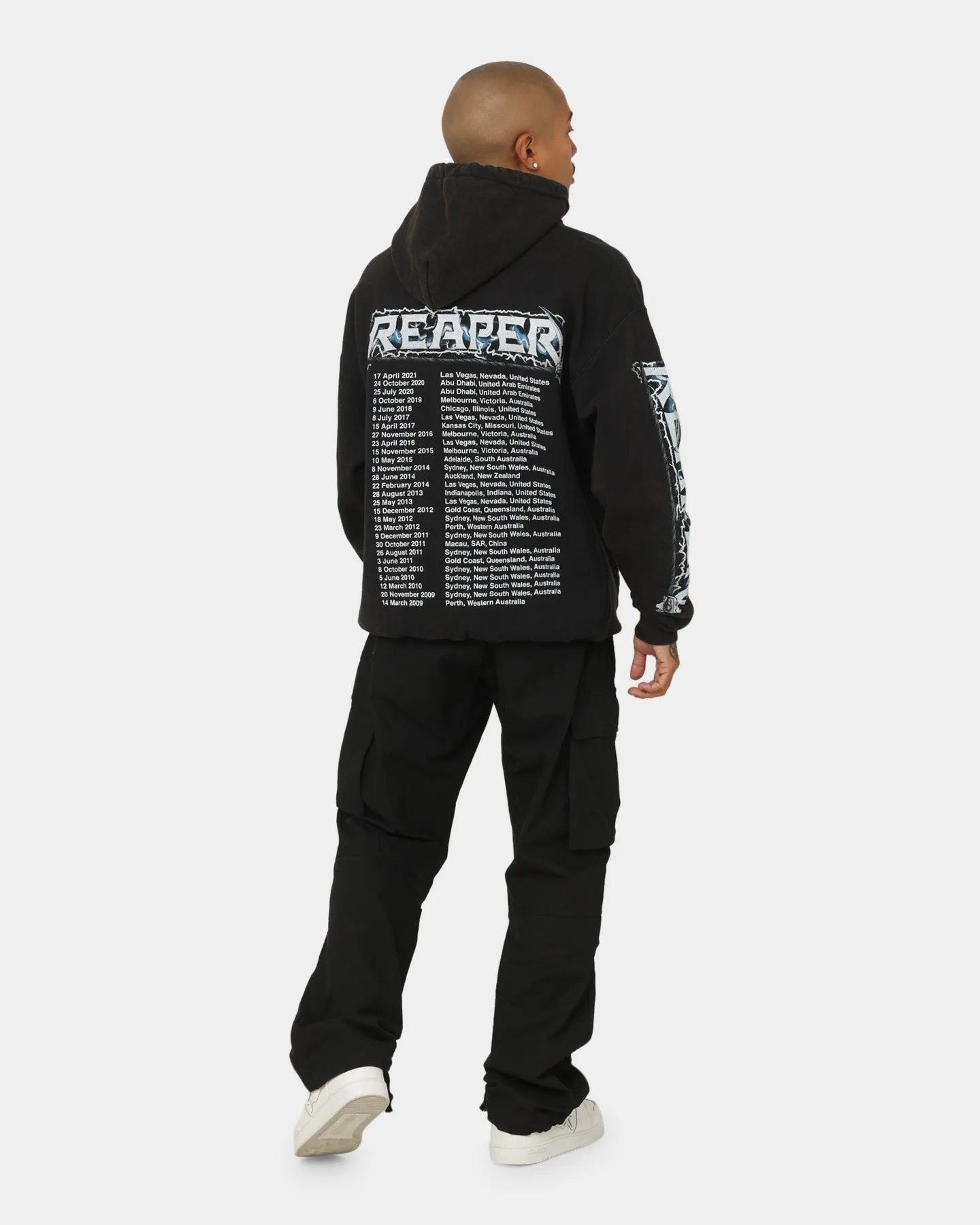 Goat Crew X Robert Whittaker Vintage Hoodie Washed Black