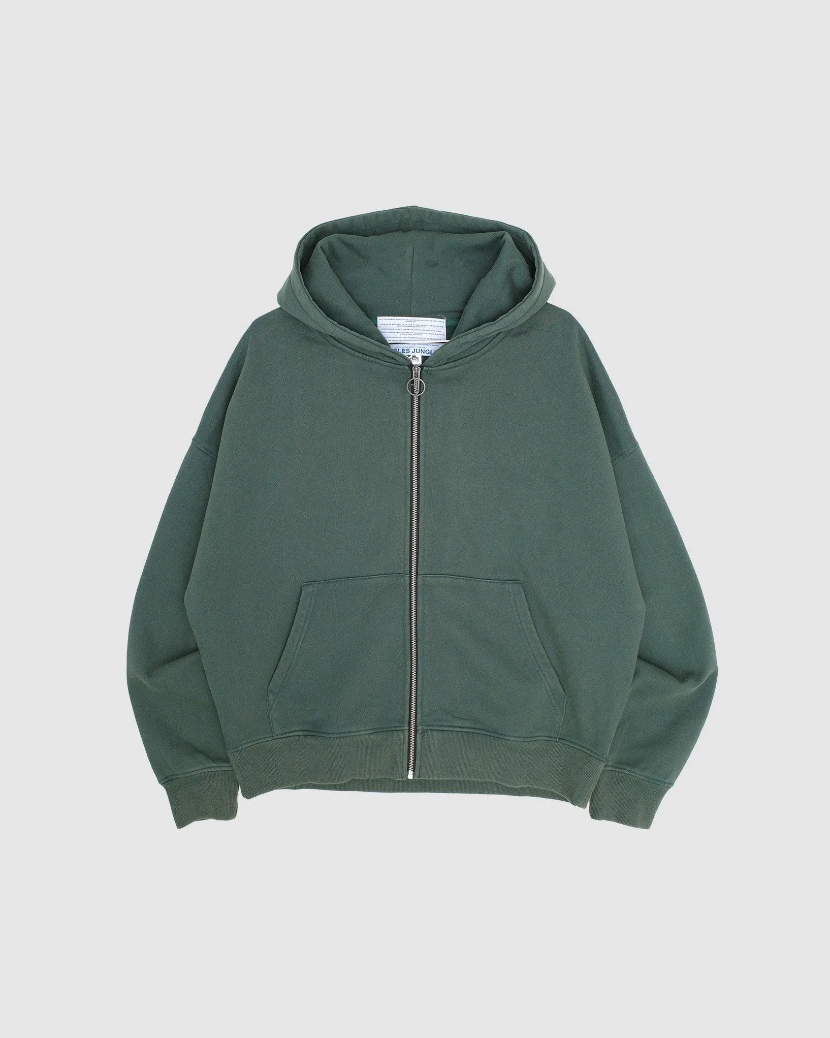 Good Morning Cops Vintage Wash Zip Hoodie