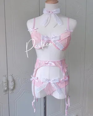 [Handmade Lingerie] Soft Rose Lingerie Set