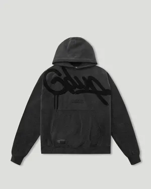 Handstyle Hoodie Vintage Washed Black