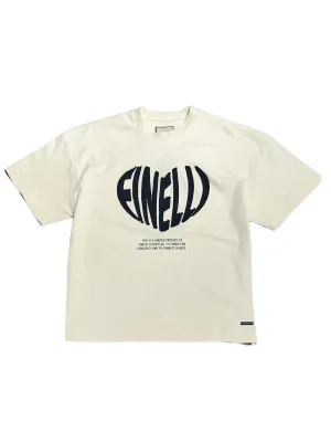 Heart T-Shirt Cream