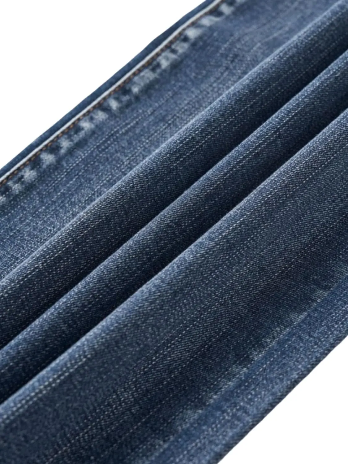 High Waist Stretchy Wide Leg Jeans for Women Basic Straight Denim Pants Raw Hem Underwear Trouser