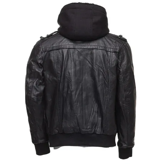 Iron Hawk Hooded Bomber Jacket
