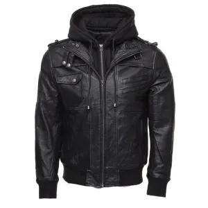 Iron Hawk Hooded Bomber Jacket