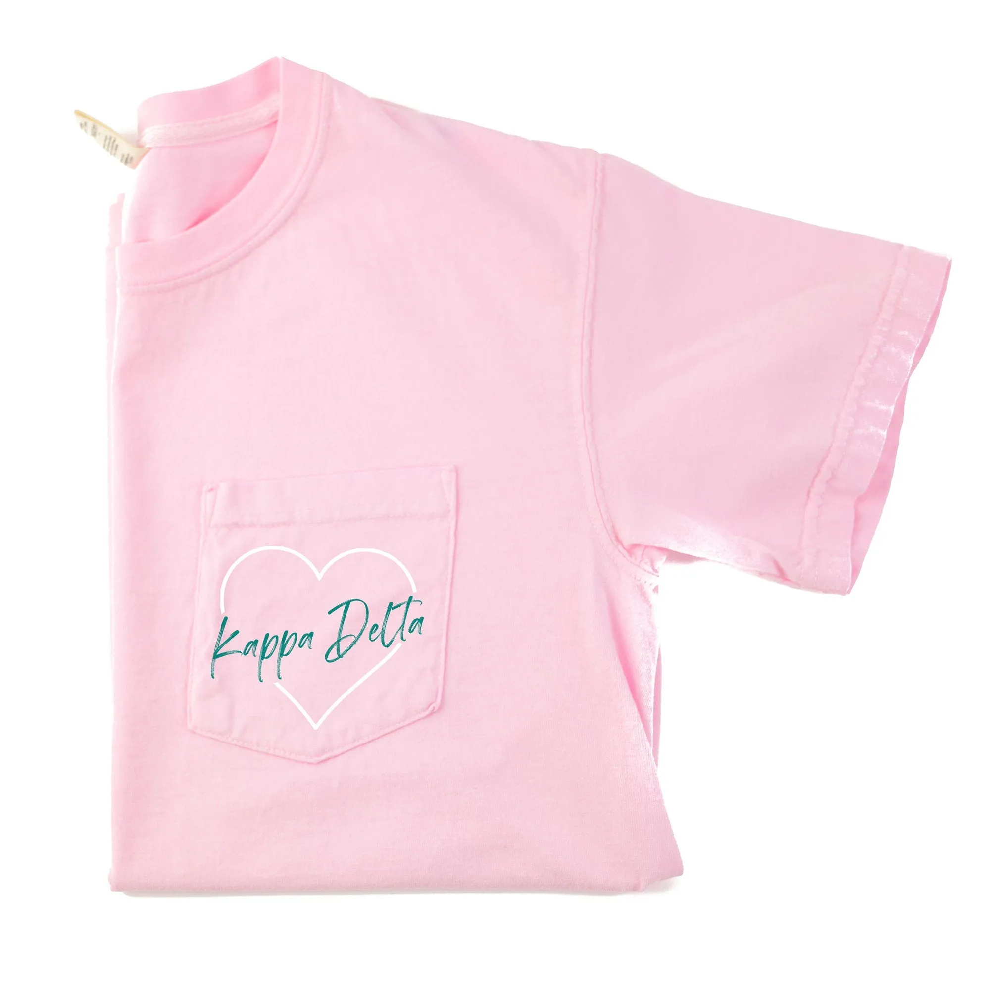 Kappa Delta Heart Pocket T-Shirt - Blossom