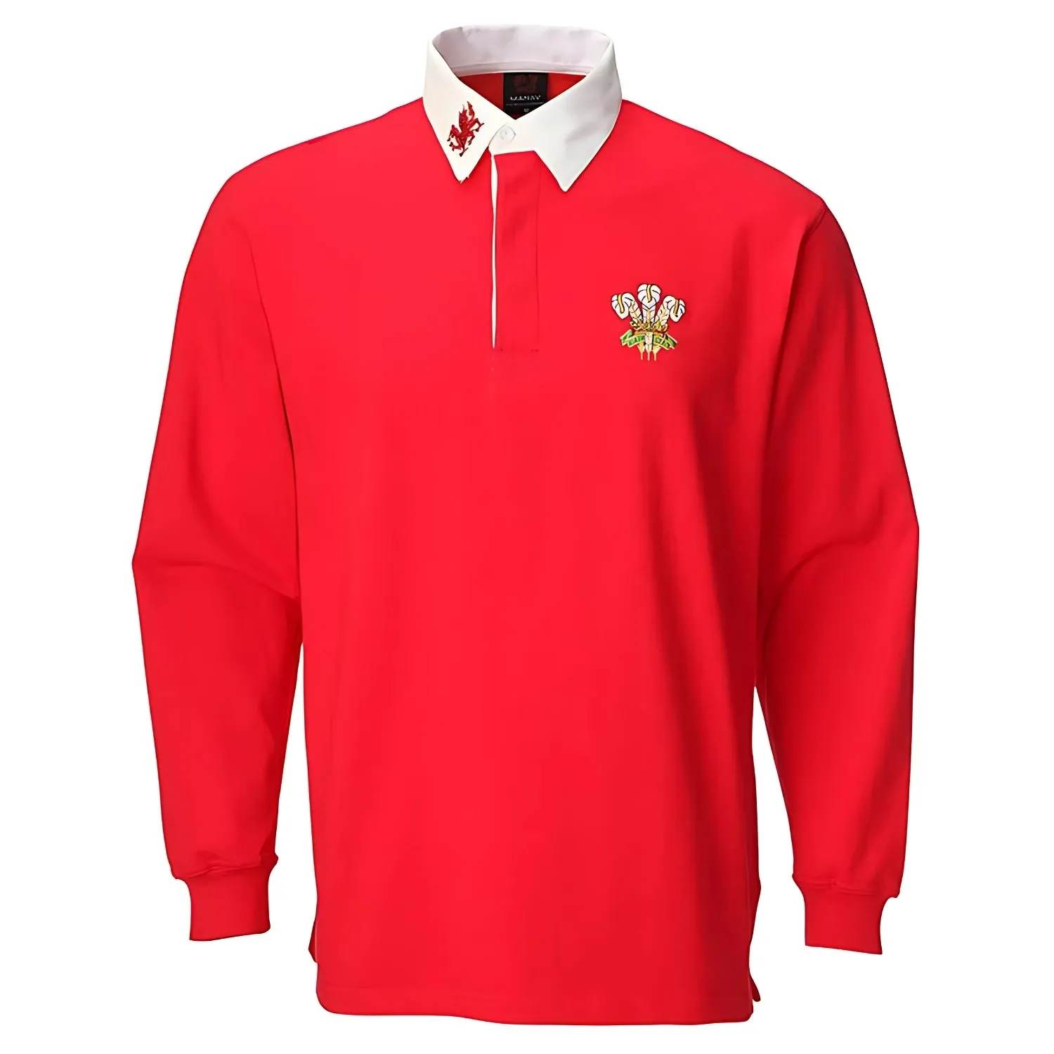Kids' Traditional Long Sleeve Welsh Red Rugby Shirts Age 11-12 Years