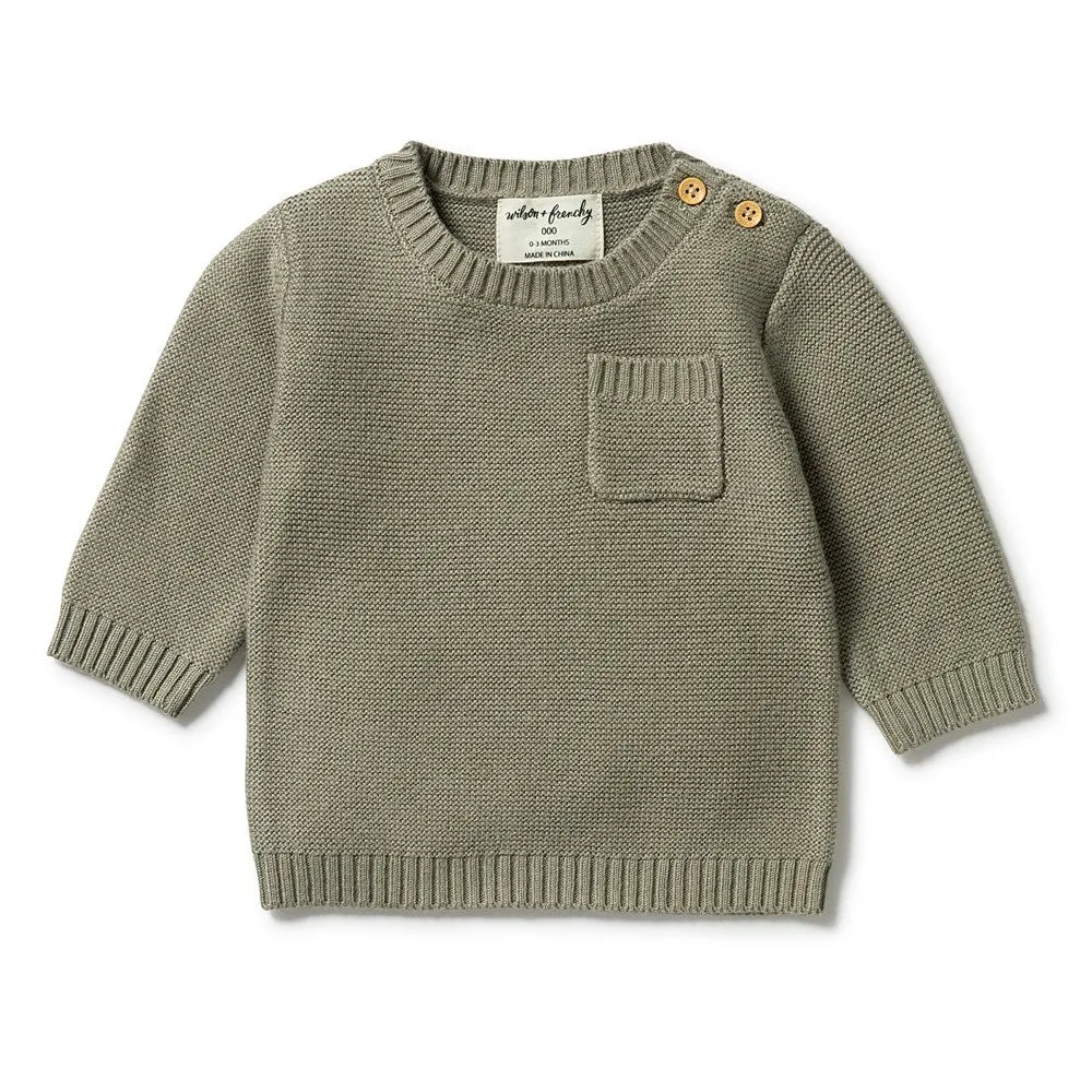 Knitted Pocket Jumper