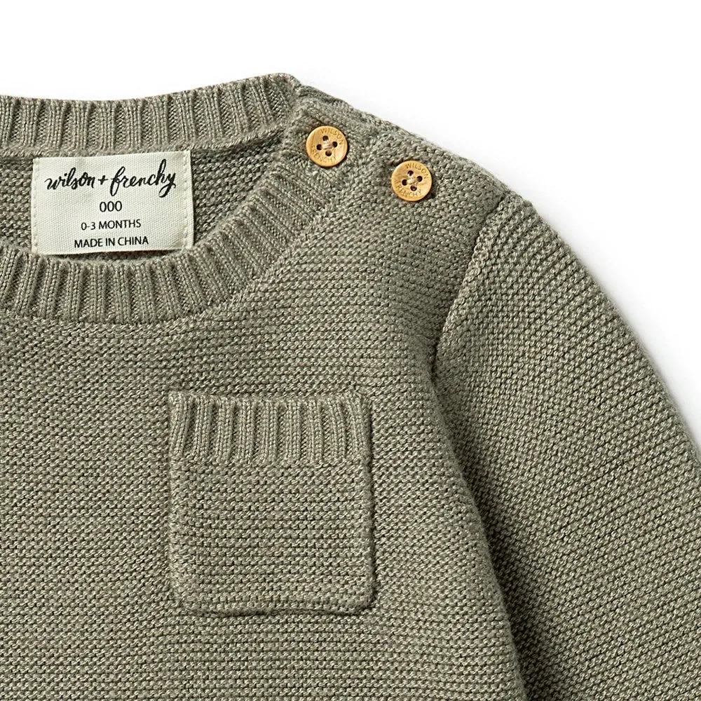 Knitted Pocket Jumper