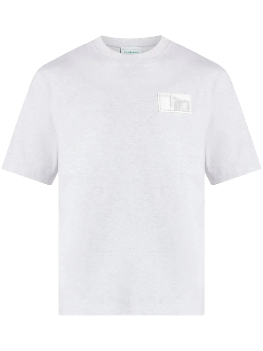 logo-patch organic cotton t-shirt