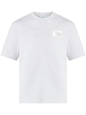 logo-patch organic cotton t-shirt