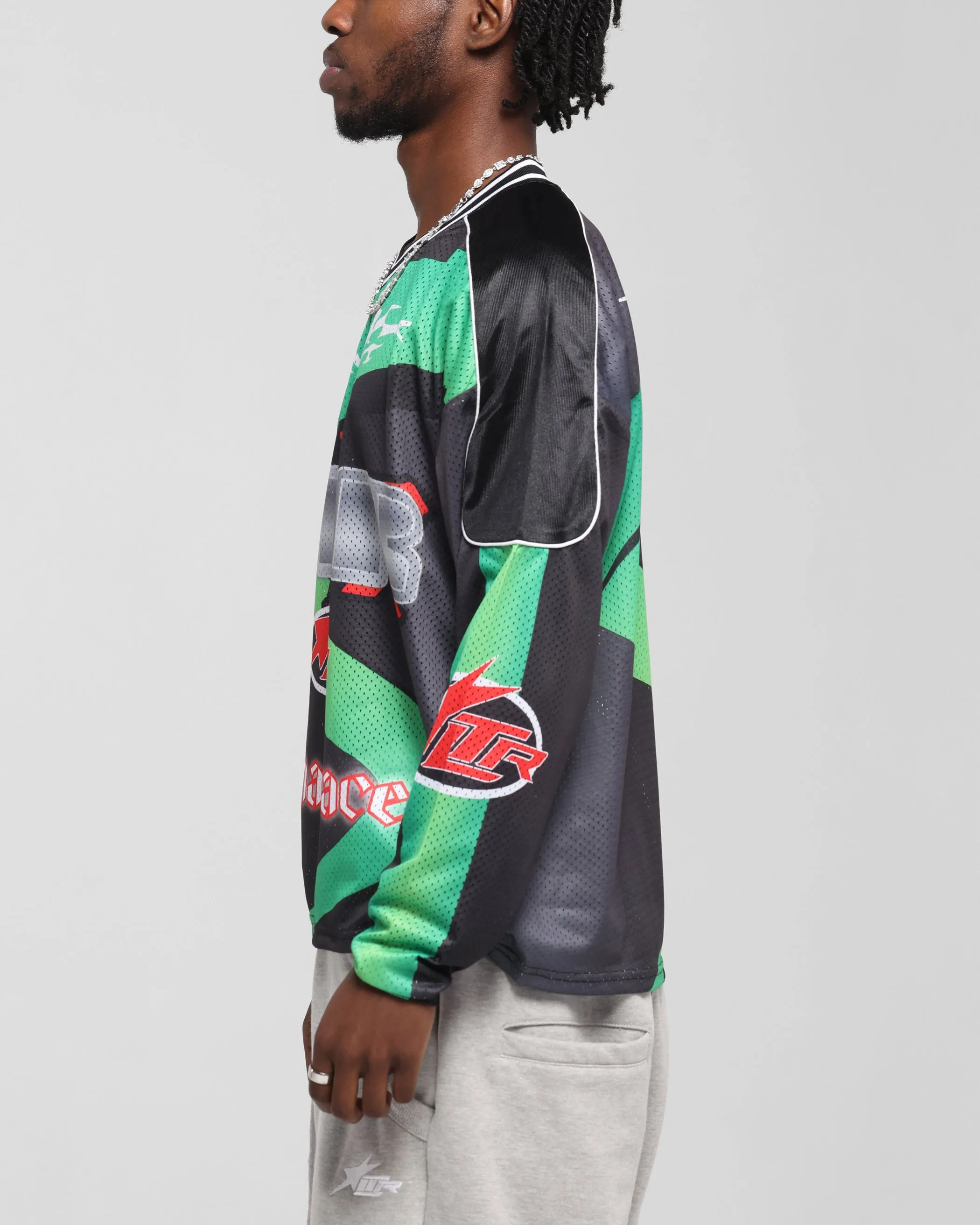 Loiter Cyber Hockey Jersey Black/Multi