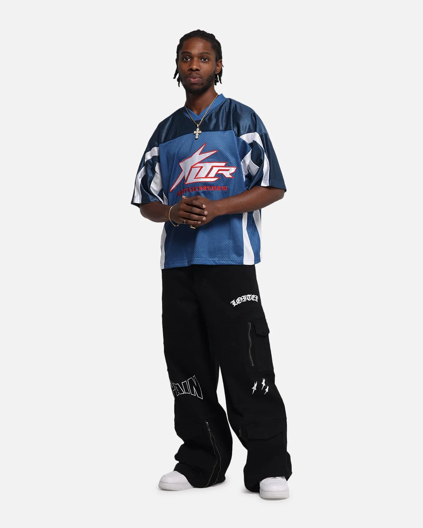 Loiter End Zone Jersey Navy