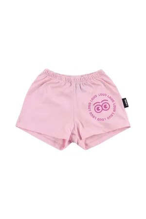 Loud HOTEL Shorts in SOFT PINK/rose print