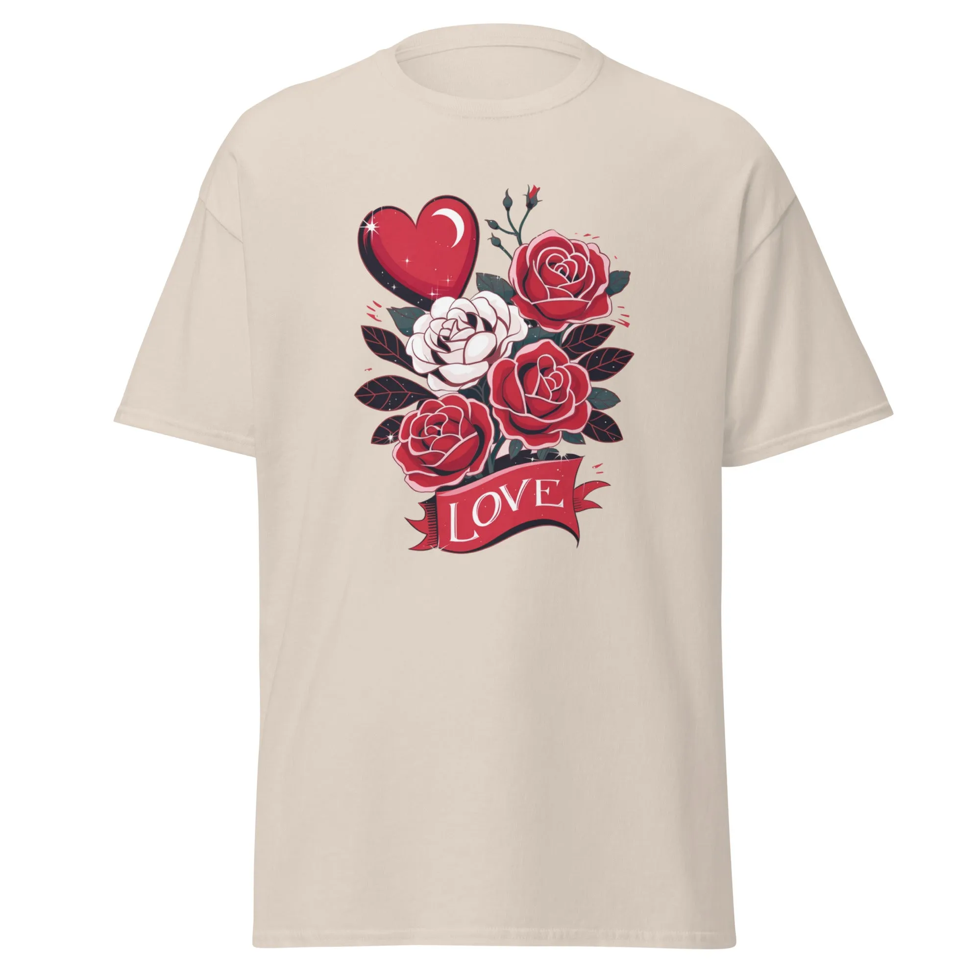 Love Floral - Valentine’s Day T-Shirt – Stylish & Comfortable Love-Inspired