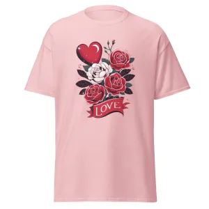 Love Floral - Valentine’s Day T-Shirt – Stylish & Comfortable Love-Inspired