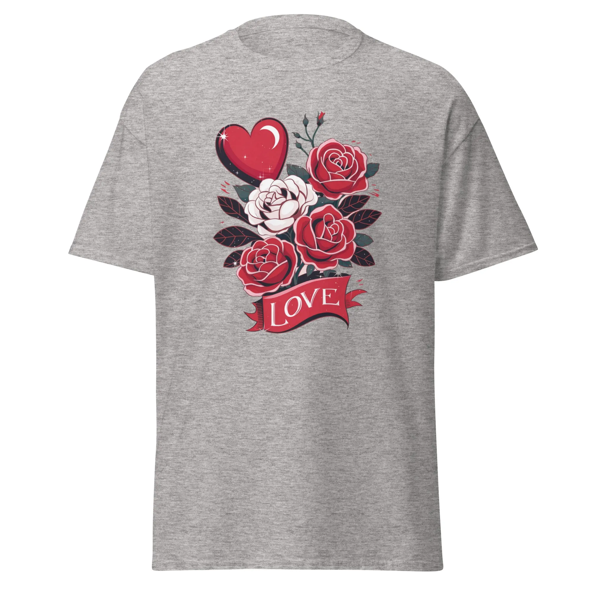 Love Floral - Valentine’s Day T-Shirt – Stylish & Comfortable Love-Inspired