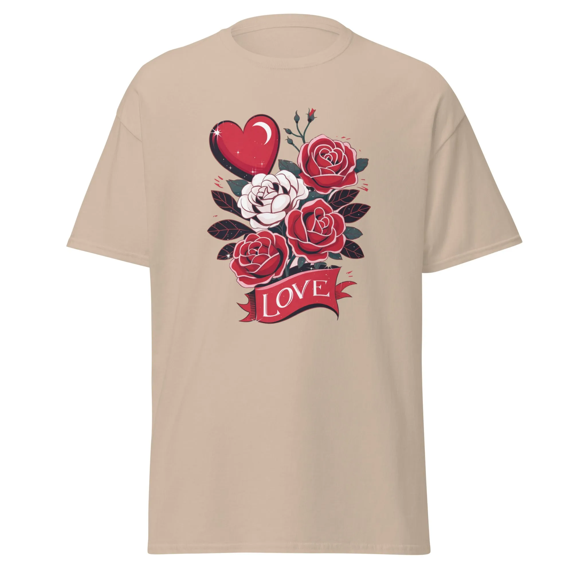 Love Floral - Valentine’s Day T-Shirt – Stylish & Comfortable Love-Inspired