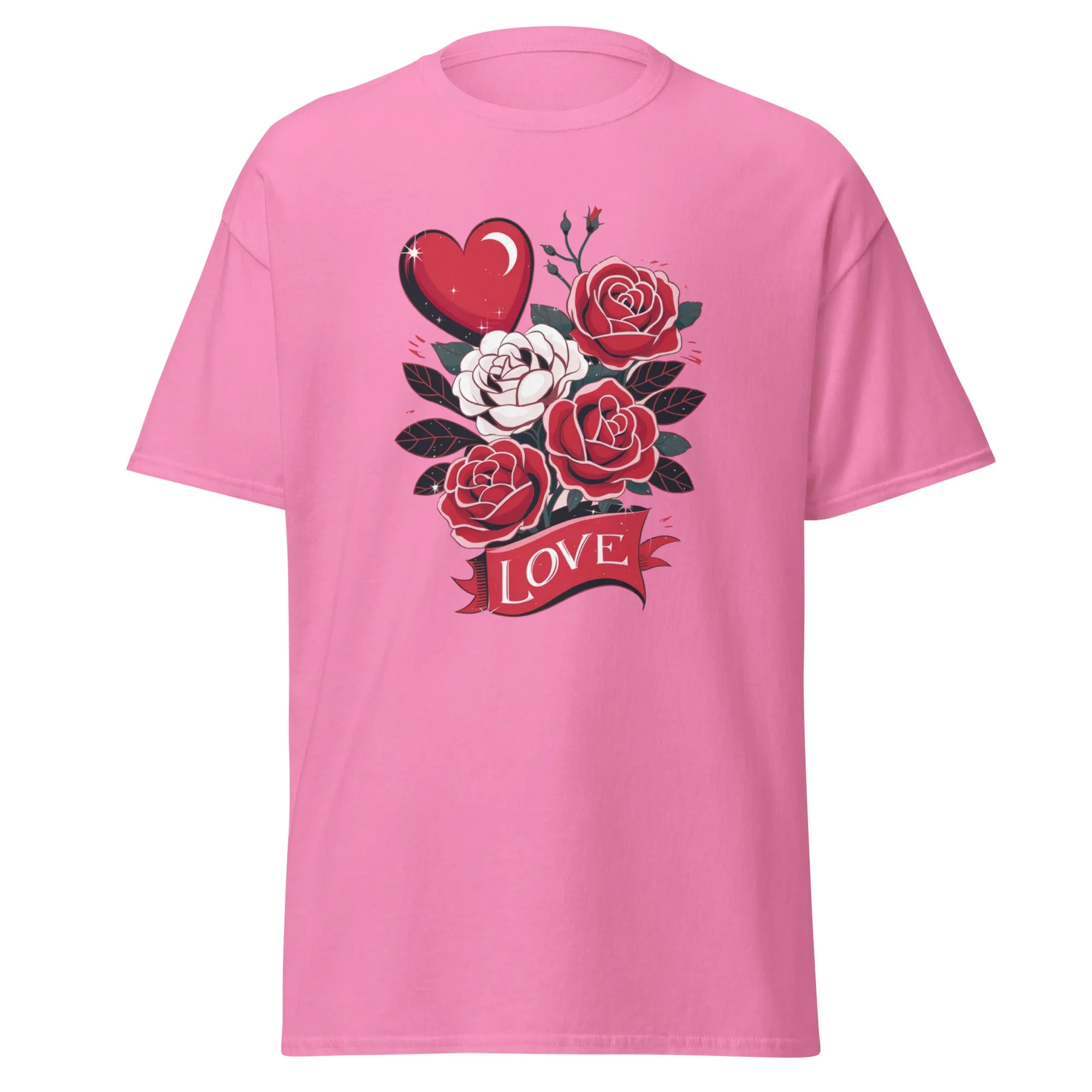 Love Floral - Valentine’s Day T-Shirt – Stylish & Comfortable Love-Inspired