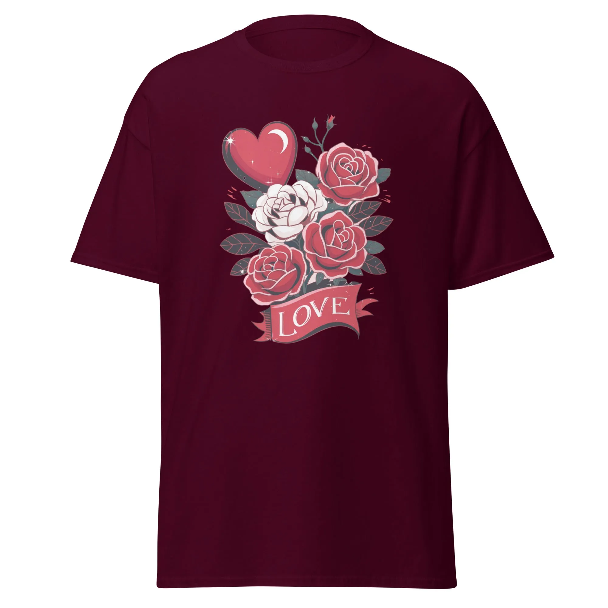 Love Floral - Valentine’s Day T-Shirt – Stylish & Comfortable Love-Inspired