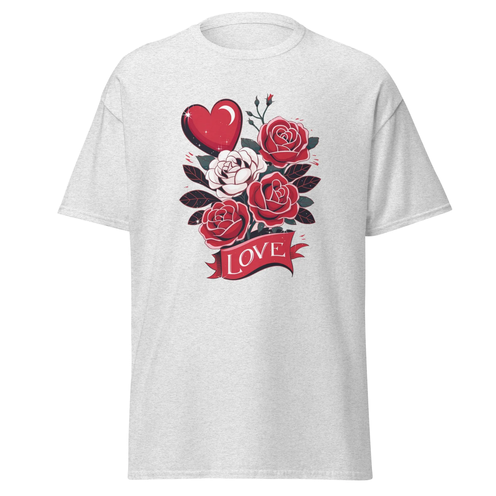 Love Floral - Valentine’s Day T-Shirt – Stylish & Comfortable Love-Inspired