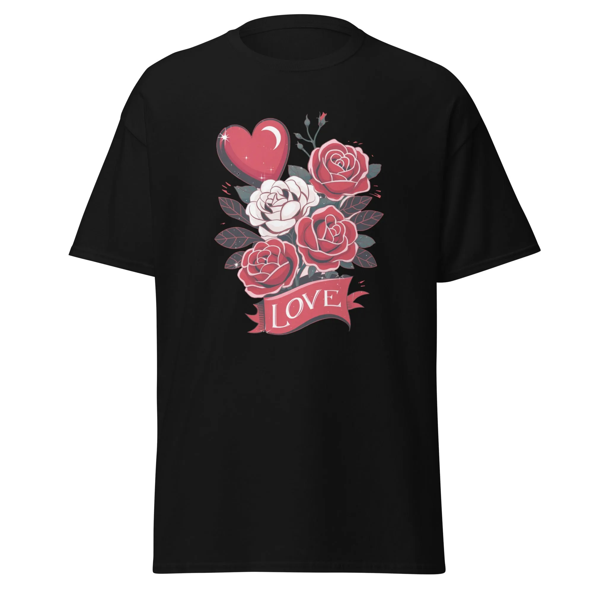 Love Floral - Valentine’s Day T-Shirt – Stylish & Comfortable Love-Inspired