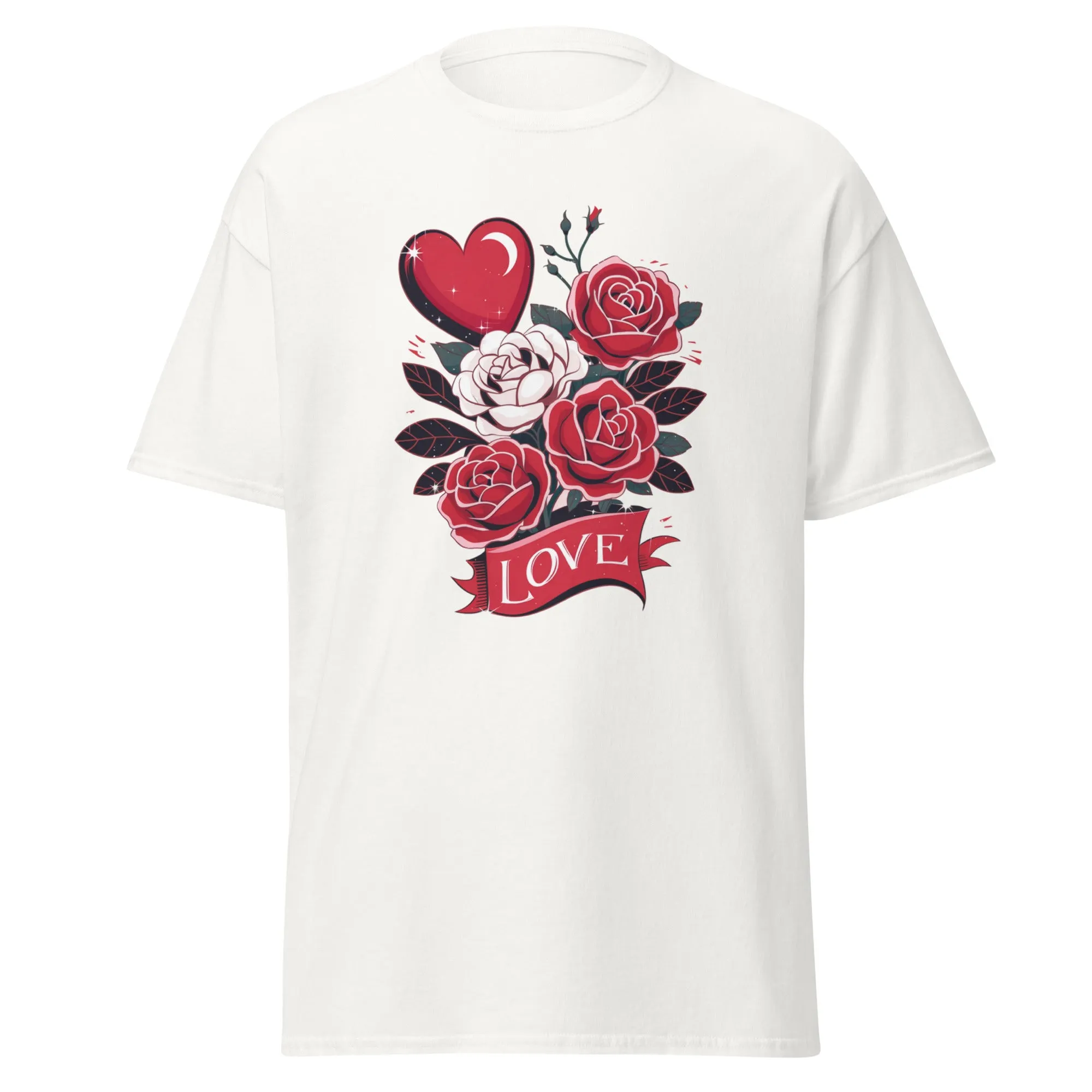 Love Floral - Valentine’s Day T-Shirt – Stylish & Comfortable Love-Inspired