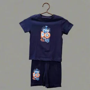 Lucido - T-Shirt & Shorts - Navy Blue - Do This