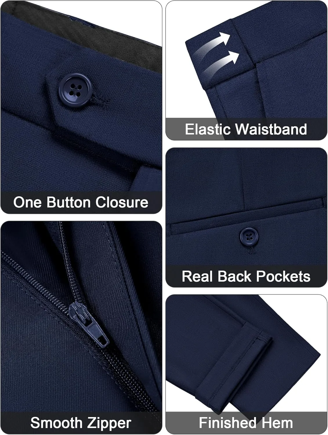 MAGE MALE Men's 2 Piece Suit Elegant Solid Double Breasted Slim Fit Tuxedo Suit with Blazer and Pants