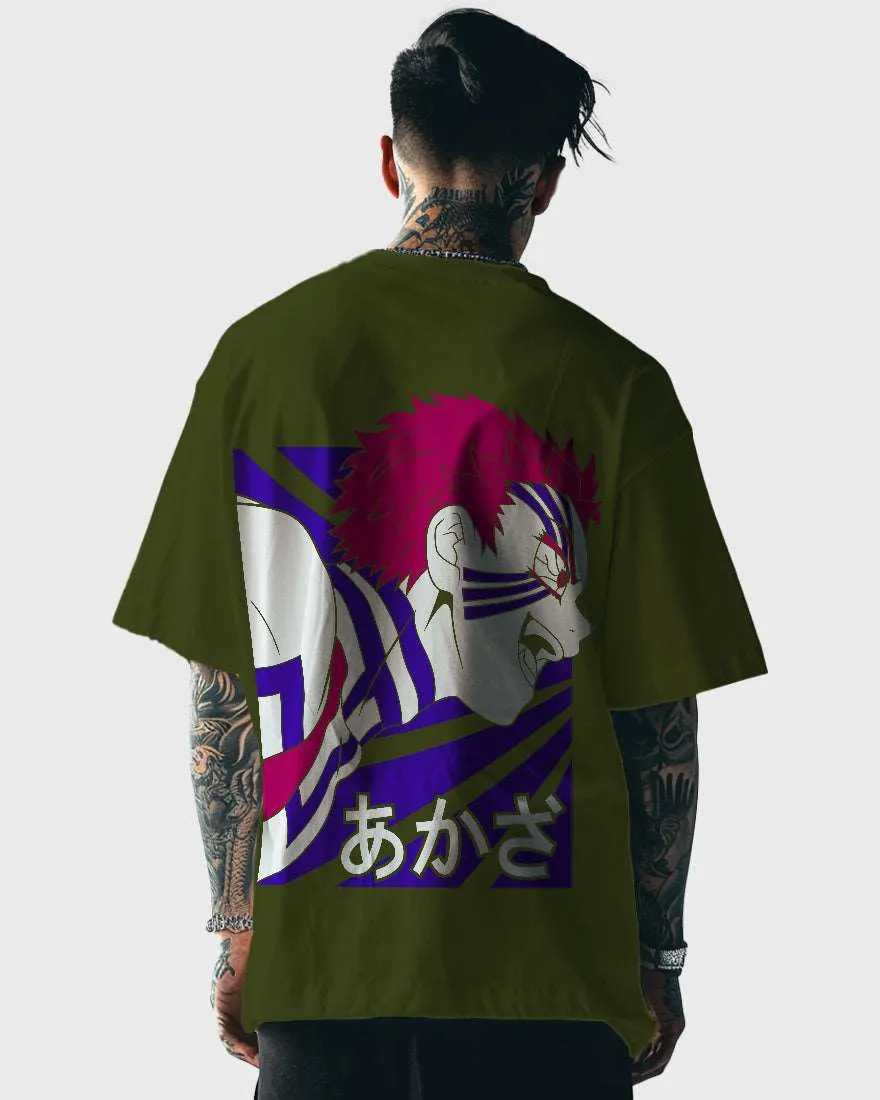 Mens Oversized Tshirt Anime Demonslayer 3