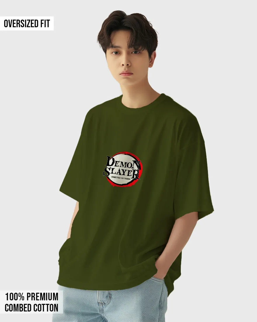 Mens Oversized Tshirt Anime Demonslayer 3