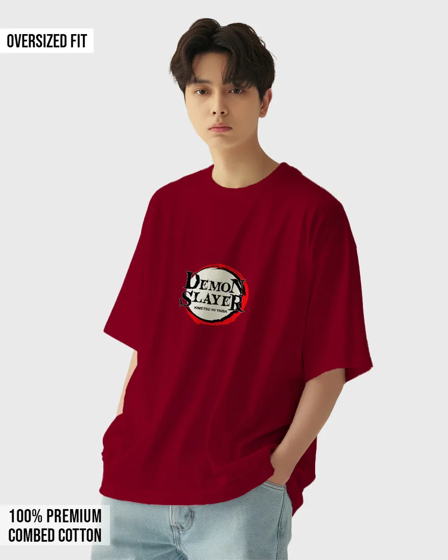Mens Oversized Tshirt Anime Demonslayer 3