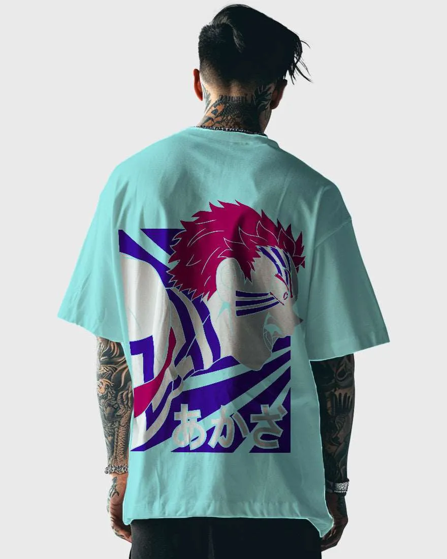 Mens Oversized Tshirt Anime Demonslayer 3