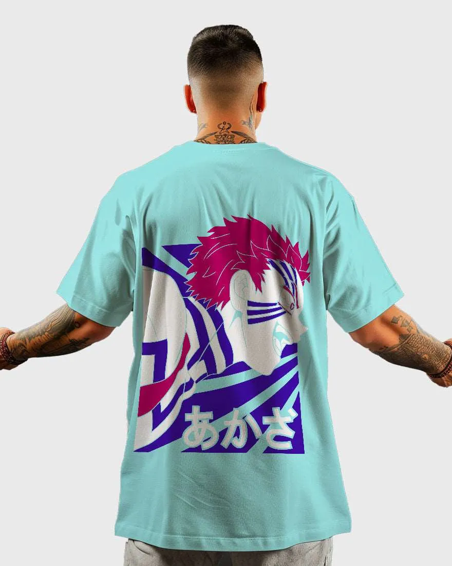 Mens Oversized Tshirt Anime Demonslayer 3