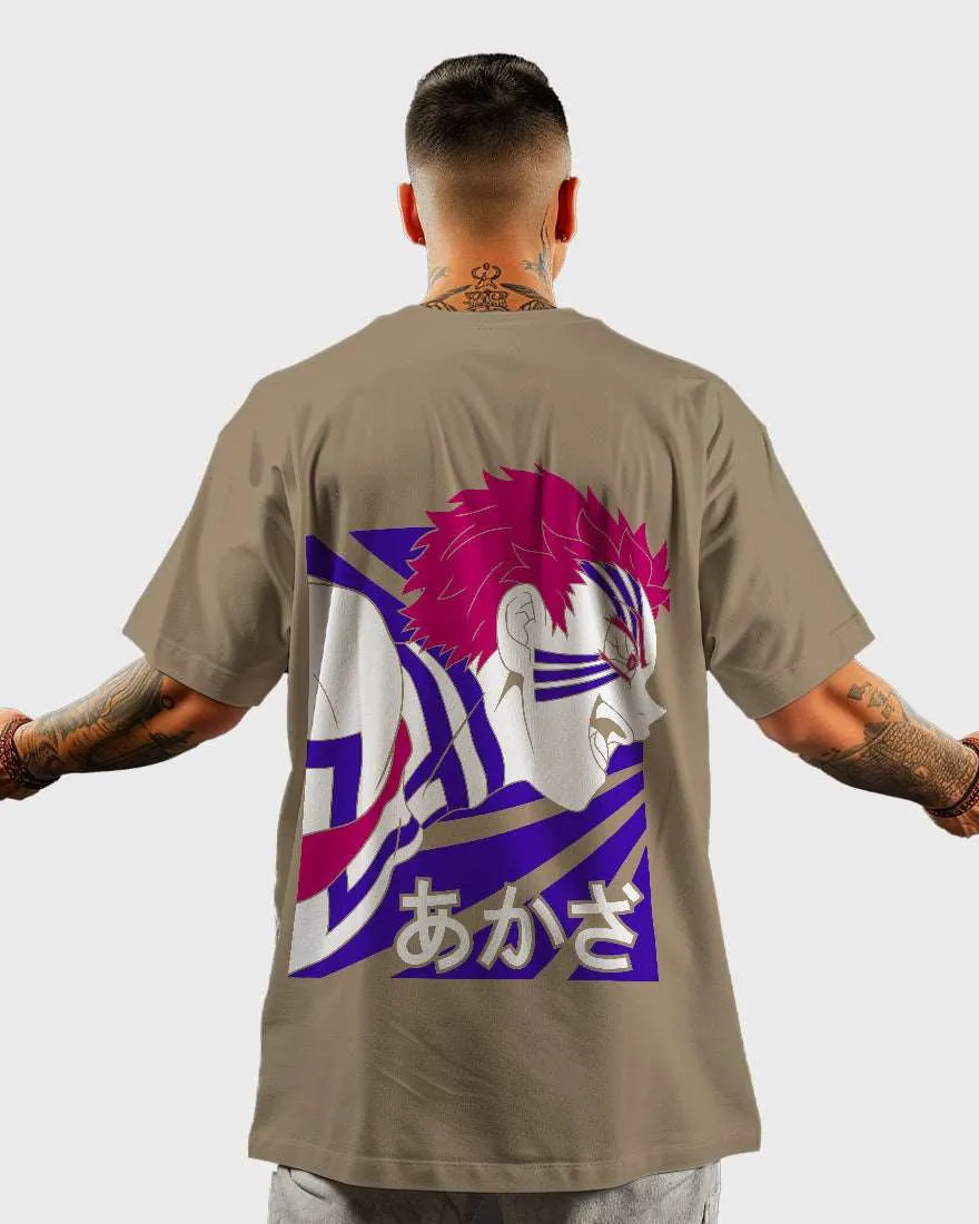 Mens Oversized Tshirt Anime Demonslayer 3
