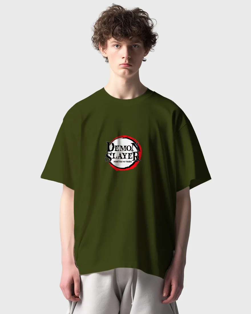 Mens Oversized Tshirt Anime Demonslayer 3