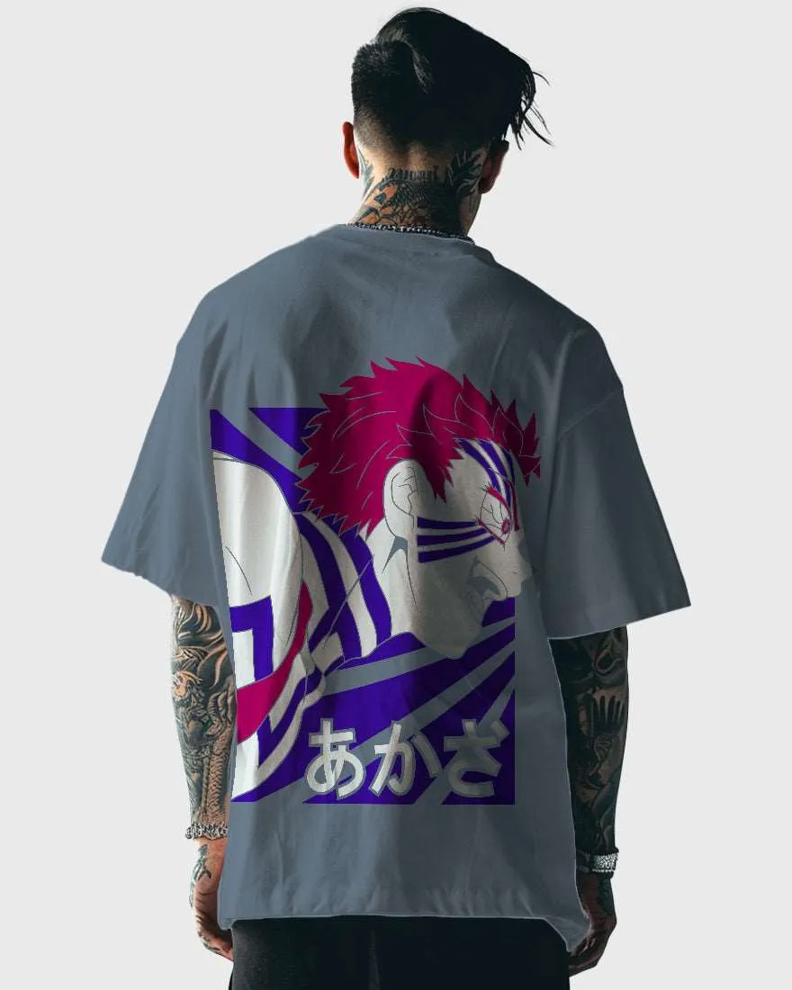Mens Oversized Tshirt Anime Demonslayer 3