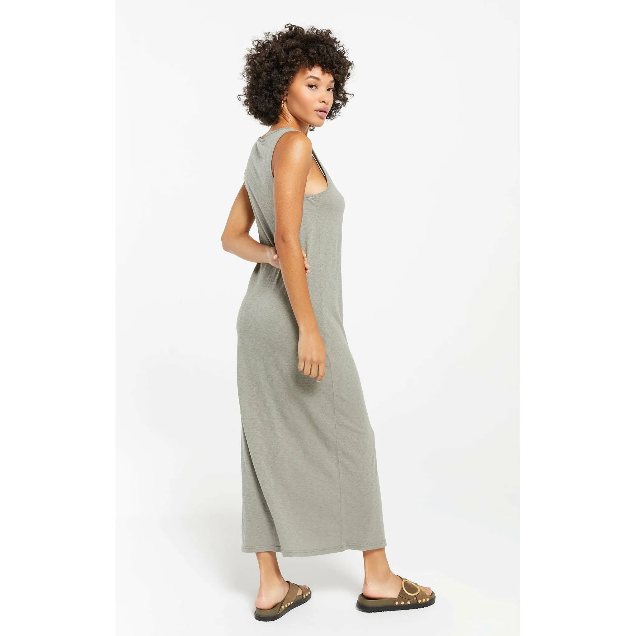 Miley Slub Midi Dress