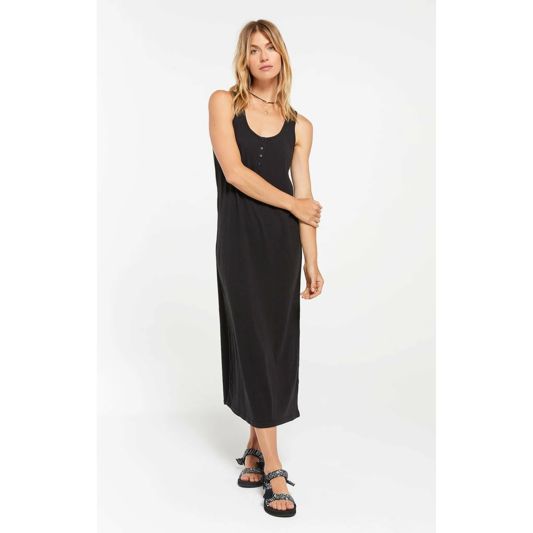 Miley Slub Midi Dress