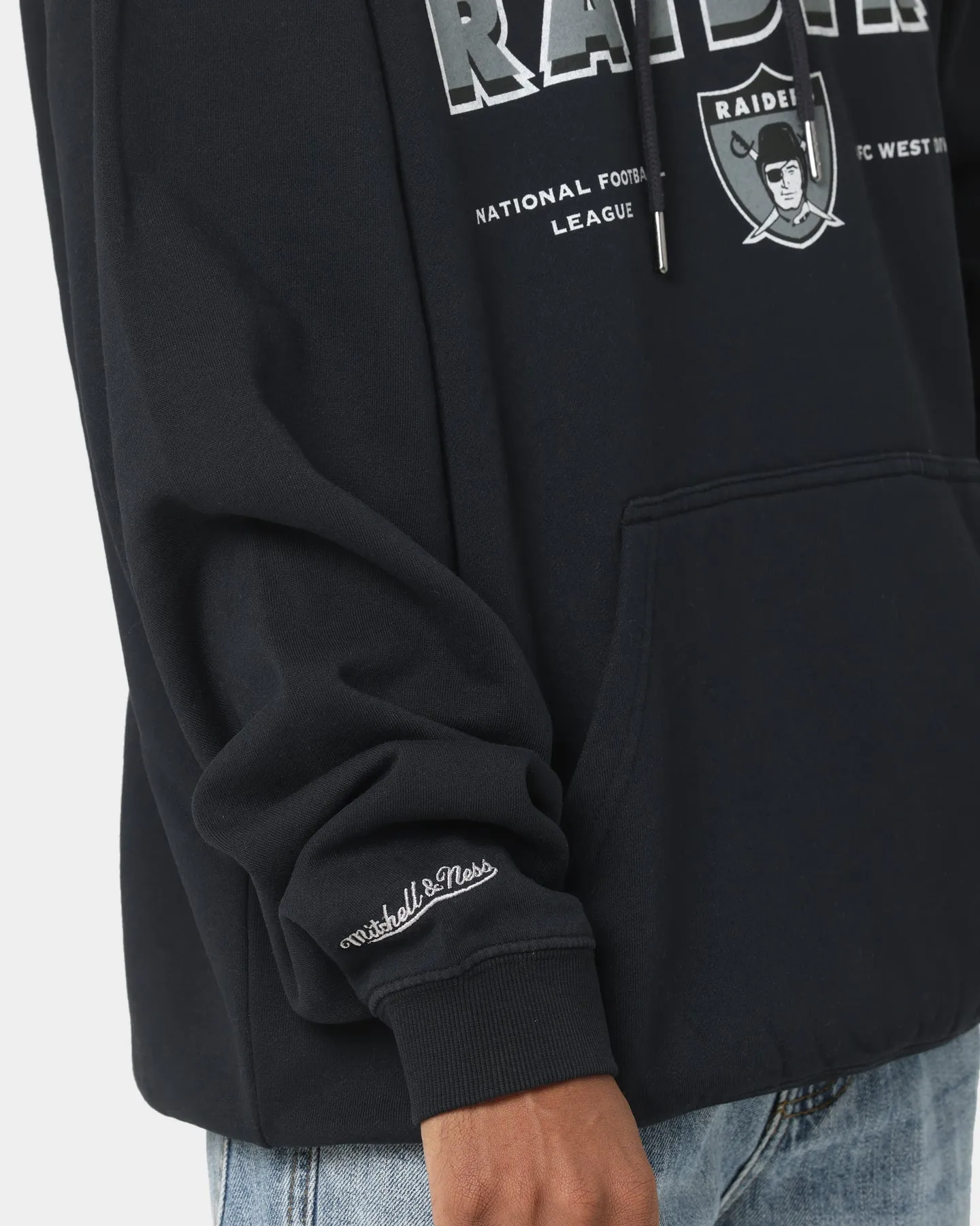 Mitchell & Ness Las Vegas Raiders Vintage Superbowl Hoodie Faded Black
