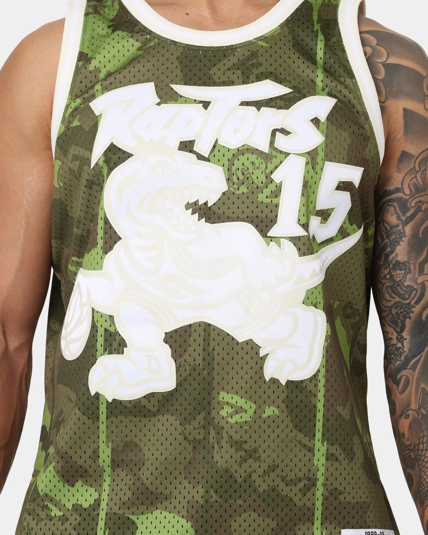 Mitchell & Ness Vince Carter Toronto Raptors '98-'99 Camo Swing Jersey Green Camo