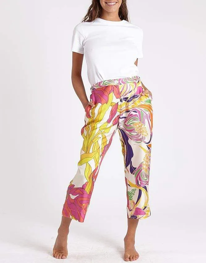 Mix Corail Chic Lucky Printed Crop Pant